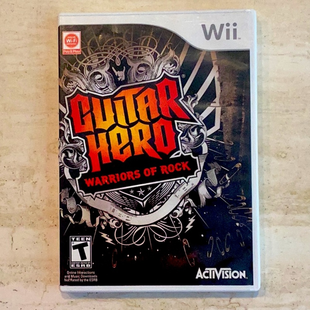Guitar Hero Warriors Of Rock Nintendo Wii Game Complete